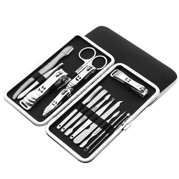 nail clipper set professional 16 pcs manicure pedicure set eyebrow shaping grooming kit ear cleaning compact travel case
nail clipper set professional 16 pcs manicure pedicure set eyebrow shaping grooming kit ear cleaning compact travel case