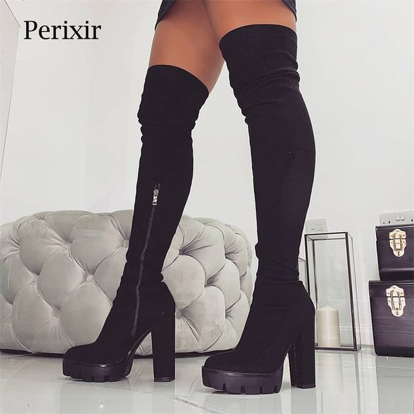 spring new flock leather women over the knee boots 12cm high heels autumn woman shoes winter women boots size 36-41 t200425, Black
spring new flock leather women over the knee boots 12cm high heels autumn woman shoes winter women boots size 36-41 t200425, Black