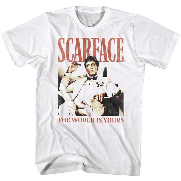 scarface tony montana world is yours mens t shirt white black pacino mafia movie drop shipping
scarface tony montana world is yours mens t shirt white black pacino mafia movie drop shipping