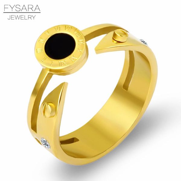 fysara римская цифра круглых круги кольцо для женщин стрелки screw любви кольцо из нержавеющей стали ювелирных изделий свадебных колец набор, Black
fysara римская цифра круглых круги кольцо для женщин стрелки screw любви кольцо из нержавеющей стали ювелирных изделий свадебных колец набор, Black