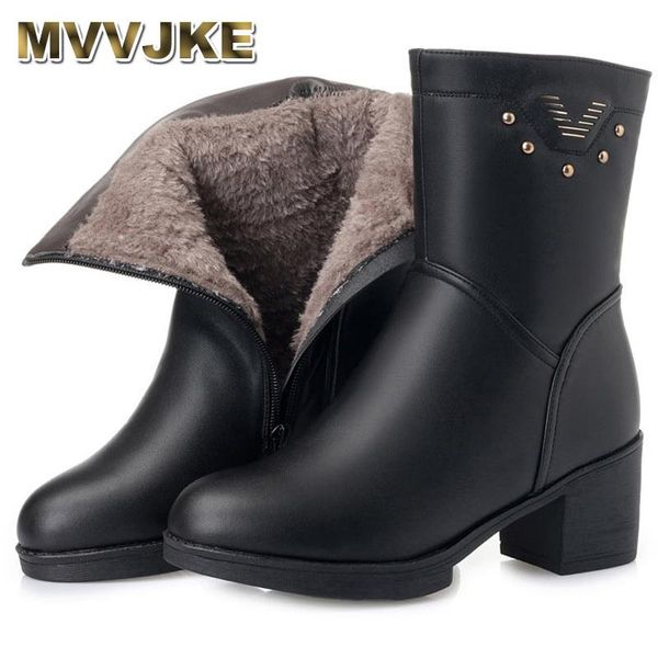 boots mvvjkenatural wool women winter shoes warmest genuine leather handmade ankle fashion zip round shoese044, Black
boots mvvjkenatural wool women winter shoes warmest genuine leather handmade ankle fashion zip round shoese044, Black