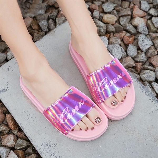 women platform slide summer slippers fashion laser slides rivet home shoes wedge heels beach sandals flip flops y200423, Black
women platform slide summer slippers fashion laser slides rivet home shoes wedge heels beach sandals flip flops y200423, Black