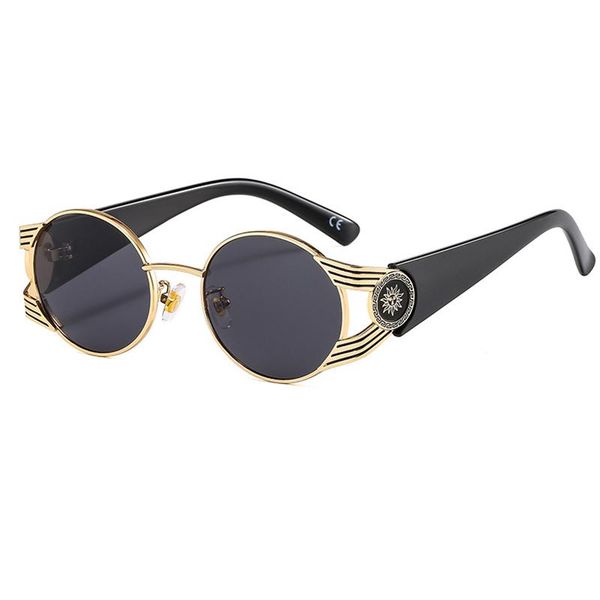 sunglasses vintage fashion round gothic steampunk for men women 2021 designer travel punk sun glasses metal shades, White;black
sunglasses vintage fashion round gothic steampunk for men women 2021 designer travel punk sun glasses metal shades, White;black