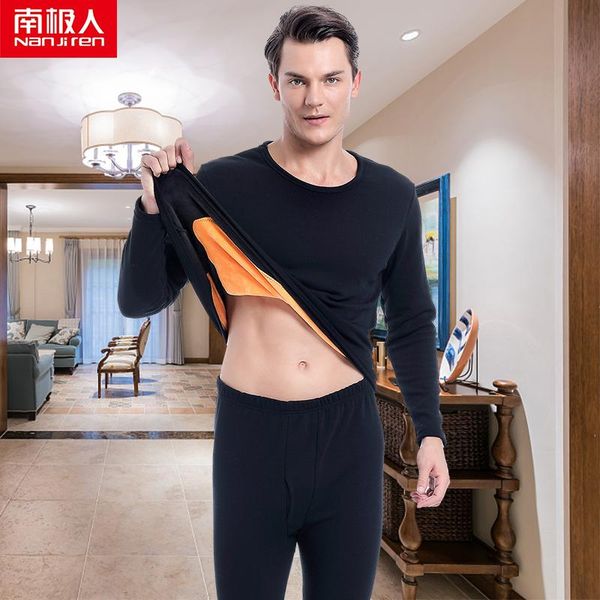 men's thermal underwear nanjiren men sets winter hick thermo black casual long johns set male pajamas home clothes, Black;white
men's thermal underwear nanjiren men sets winter hick thermo black casual long johns set male pajamas home clothes, Black;white