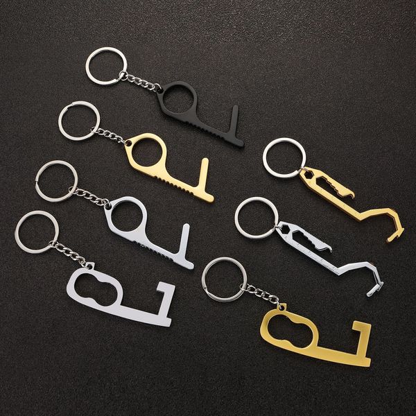 210pcs anti contact door opener no touch key door opener keychain non-contact door handle elevator artifact keychain dropship, Silver
210pcs anti contact door opener no touch key door opener keychain non-contact door handle elevator artifact keychain dropship, Silver