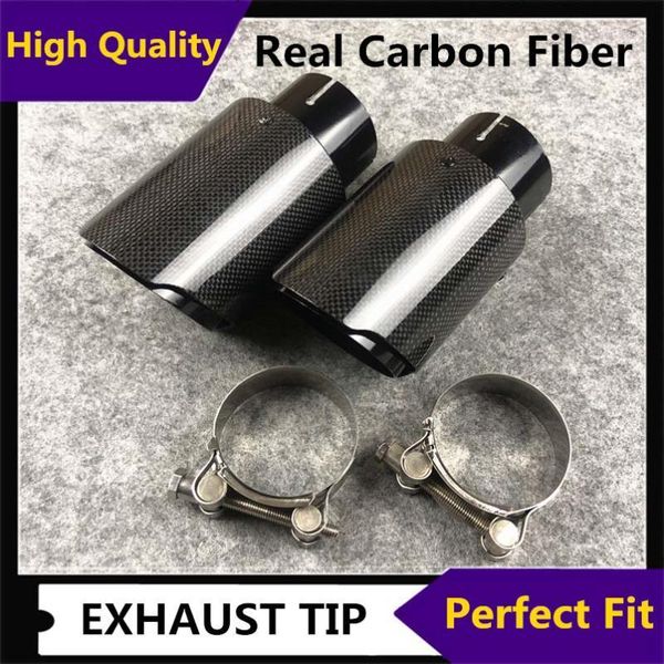 1pcs glossy black stainless steel exhaust muffler tips auto glossy carbon fiber car single exhaust system pipe1
1pcs glossy black stainless steel exhaust muffler tips auto glossy carbon fiber car single exhaust system pipe1