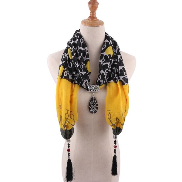 new colorful printed synthetic stone water drop pendant statement necklaces charm tassel scarf necklace jewelry scarves for women, Blue;gray
new colorful printed synthetic stone water drop pendant statement necklaces charm tassel scarf necklace jewelry scarves for women, Blue;gray