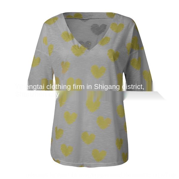 new summer 2019 v-neck printed peach heart short sleeve new summer 2019 v-neck printed peach heart short t-shirt t-shirt sleeve evnr0, White
new summer 2019 v-neck printed peach heart short sleeve new summer 2019 v-neck printed peach heart short t-shirt t-shirt sleeve evnr0, White