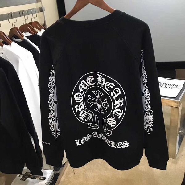 ch autumn and winter new fashion brand croxin horseshoe print men's and women's floral arm casual loose pullover, Black
ch autumn and winter new fashion brand croxin horseshoe print men's and women's floral arm casual loose pullover, Black