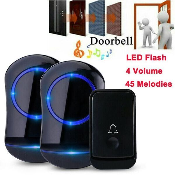 home welcome doorbell intelligent wireless door bell waterproof loud chime led flash smart doorbell 1transmitter+2 receiver1
home welcome doorbell intelligent wireless door bell waterproof loud chime led flash smart doorbell 1transmitter+2 receiver1