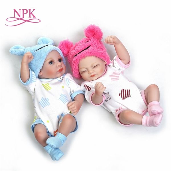 npk 11'' mini reborn babies girl boy full silicone vinyl cute twins bebe dolls lifelike bebes reborns for toddler bathing doll y20
npk 11'' mini reborn babies girl boy full silicone vinyl cute twins bebe dolls lifelike bebes reborns for toddler bathing doll y20