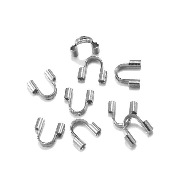 30pcs stainless steel wire protectors wire guard guardian protectors loops u shape clasps connector for jewelry making wmthwq, Silver
30pcs stainless steel wire protectors wire guard guardian protectors loops u shape clasps connector for jewelry making wmthwq, Silver
