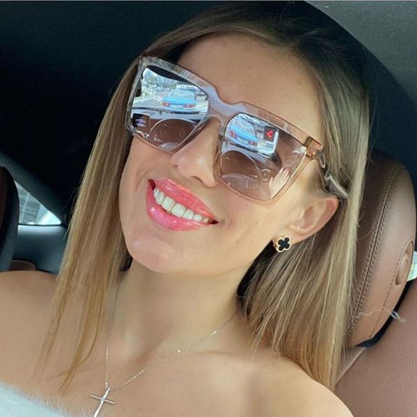 sunglasses oversized fashion square for women gradient lens eyewear vintage sun glasses female metal frame men uv400 nx, White;black
sunglasses oversized fashion square for women gradient lens eyewear vintage sun glasses female metal frame men uv400 nx, White;black
