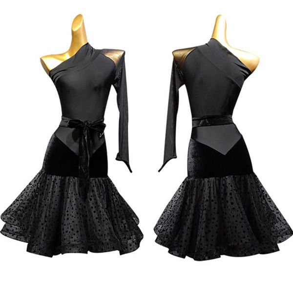 stage wear latin dance dress salsa competition dresses gatsby party costume jazz inclined shoulder fringe, Black;red
stage wear latin dance dress salsa competition dresses gatsby party costume jazz inclined shoulder fringe, Black;red
