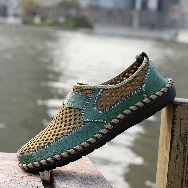 new men brand loafers mesh and leather fashionable comfortable breathable trend slip-on water beach pu summer soft large size 50 designer cl, Black
new men brand loafers mesh and leather fashionable comfortable breathable trend slip-on water beach pu summer soft large size 50 designer cl, Black