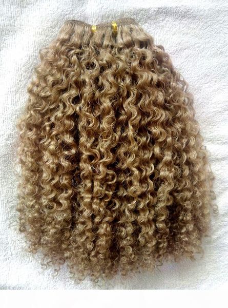new brazilian human virgin remy hair extensions kinky curls hair weft medium brown dark blonde color, Black
new brazilian human virgin remy hair extensions kinky curls hair weft medium brown dark blonde color, Black