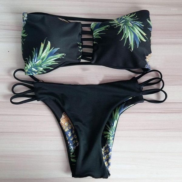 2018 women's bikini set swimsuit hollow pineapple printed swimsuit push-up swimwear bathing suit biquini maillot de bain1, White;black
2018 women's bikini set swimsuit hollow pineapple printed swimsuit push-up swimwear bathing suit biquini maillot de bain1, White;black