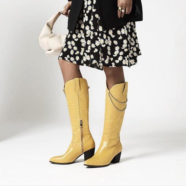 women knee high boots mid heels shoes woman vintage pu leather booties warm shoe chaussures femme zapatos mujer sapato d2323, Black
women knee high boots mid heels shoes woman vintage pu leather booties warm shoe chaussures femme zapatos mujer sapato d2323, Black