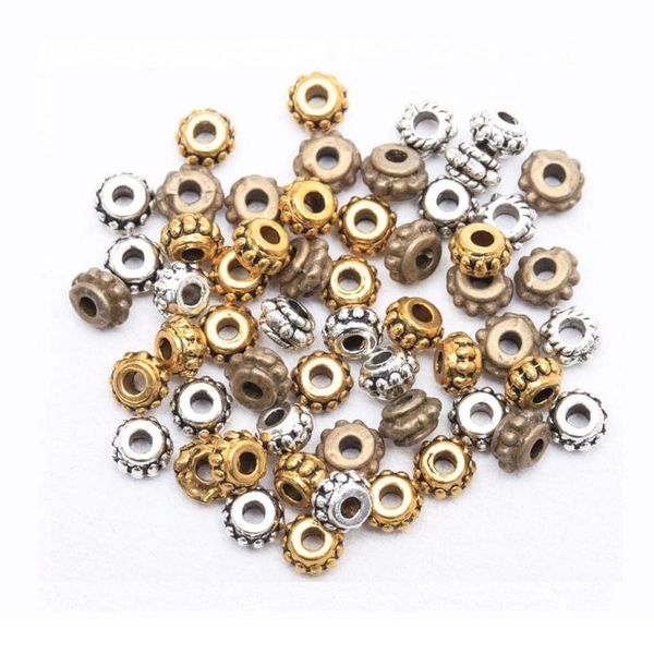 150pcs circle pattern spacer metal flower beads tibetan silver for needlework for jewelry making diy bracelet acc jlltjo, Black
150pcs circle pattern spacer metal flower beads tibetan silver for needlework for jewelry making diy bracelet acc jlltjo, Black