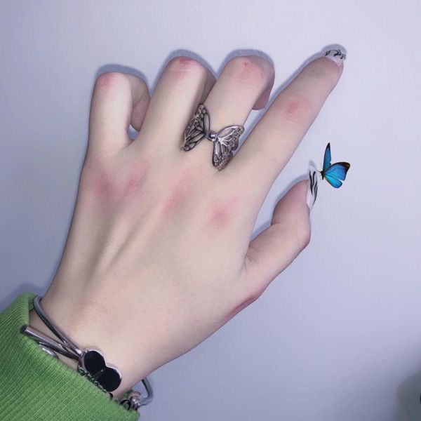 cluster rings harajuku gothic vintage aesthetic hollow silver colour butterfly for women men egirl dating punk jewellery sale wholesale, Golden;silver
cluster rings harajuku gothic vintage aesthetic hollow silver colour butterfly for women men egirl dating punk jewellery sale wholesale, Golden;silver