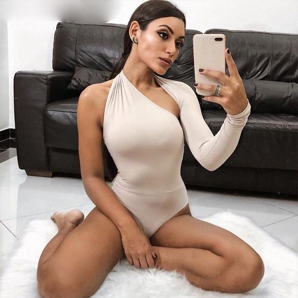 sexy одно плечо backless тощий bodysuits женщины осень с длинным рукавом выдалбливают rompers женские эластичный комбинезон, Black;white
sexy одно плечо backless тощий bodysuits женщины осень с длинным рукавом выдалбливают rompers женские эластичный комбинезон, Black;white