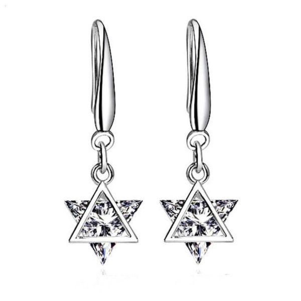 stud trendy silver color clear crystal earrings zirconia geometric triangles dangle simple for women jewelry, Golden;silver
stud trendy silver color clear crystal earrings zirconia geometric triangles dangle simple for women jewelry, Golden;silver
