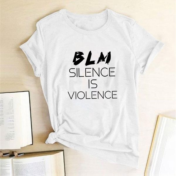 blm silence is violence printed t-shirts women summer clothes ladies for teens cotton harajuku t shirt women plain o neck, White
blm silence is violence printed t-shirts women summer clothes ladies for teens cotton harajuku t shirt women plain o neck, White