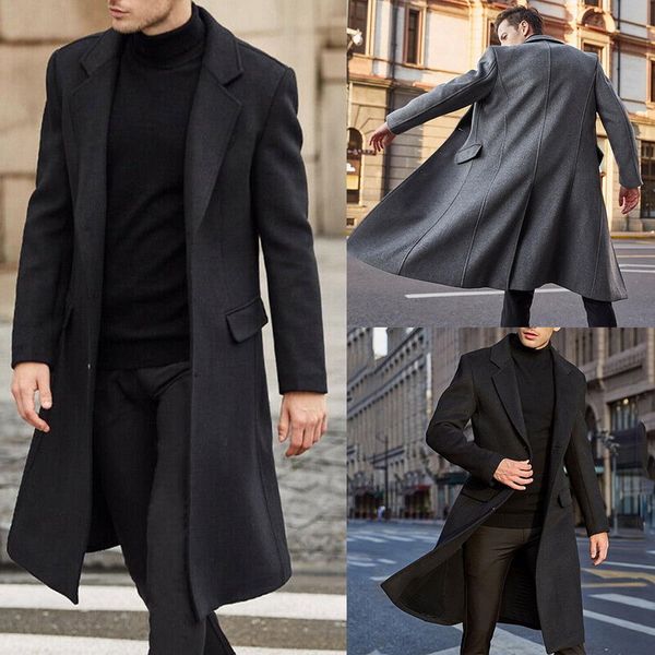 winter men coats woolen solid long sleeve jackets fleece men overcoats streetwear fashion long trench outerwear 2020 5xl c1024, Black
winter men coats woolen solid long sleeve jackets fleece men overcoats streetwear fashion long trench outerwear 2020 5xl c1024, Black