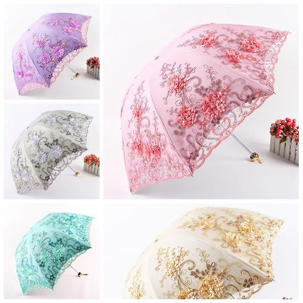 1pcs vintage lace double layer uv sun parasol folding 3d flower embroidery sun umbrella fpw9106
1pcs vintage lace double layer uv sun parasol folding 3d flower embroidery sun umbrella fpw9106