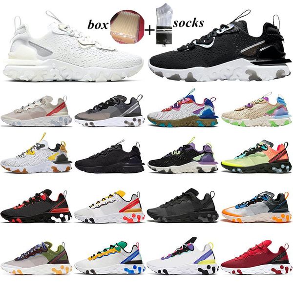 2021 react element 87 55 running shoes for women men black iridescent pastel hues honeycomb runner mens trainers sports sneakers with box, White;red
2021 react element 87 55 running shoes for women men black iridescent pastel hues honeycomb runner mens trainers sports sneakers with box, White;red