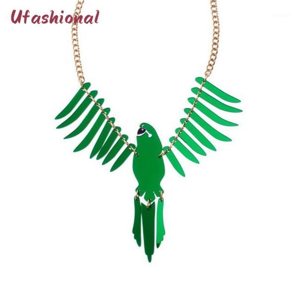 fashion necklaces for women gold color zinc alloy acrylic big bird pendant collares statement necklace statement korean jewelry1, Silver
fashion necklaces for women gold color zinc alloy acrylic big bird pendant collares statement necklace statement korean jewelry1, Silver