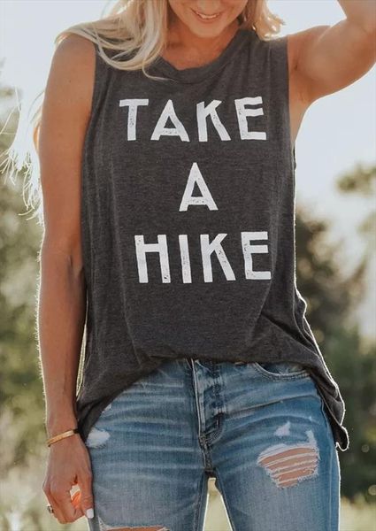 tank women summer take a hike letter print o neck tank 2020 female sleeveless casual t shirt dark grey ladies, White
tank women summer take a hike letter print o neck tank 2020 female sleeveless casual t shirt dark grey ladies, White