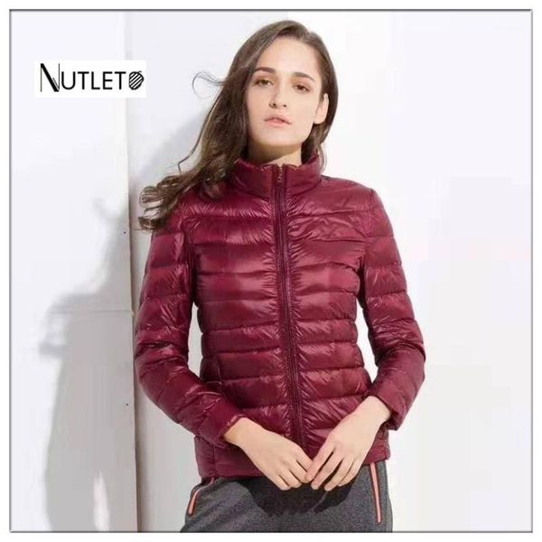 2019 winter fashion ladies collar ultra-thin down jacket women's large size short coat1, Black
2019 winter fashion ladies collar ultra-thin down jacket women's large size short coat1, Black