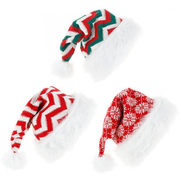christmas hats knitted santa claus cute hairball plush striped snowflake print caps festival holiday party hat for adults/kids1
christmas hats knitted santa claus cute hairball plush striped snowflake print caps festival holiday party hat for adults/kids1