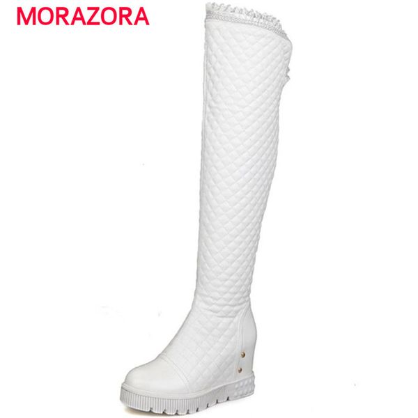 morazora plus size 34-44 zipper high heels boots elegant sweet long boots pu soft leather boots spring autumn women shoes 1026, Black
morazora plus size 34-44 zipper high heels boots elegant sweet long boots pu soft leather boots spring autumn women shoes 1026, Black