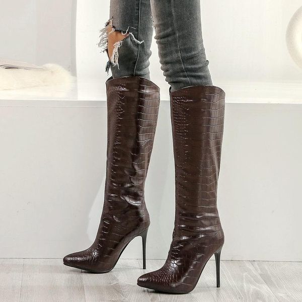 boots winter plush knee high women faux leather heel long fahion pointed toe autumn woman shoes 2021, Black
boots winter plush knee high women faux leather heel long fahion pointed toe autumn woman shoes 2021, Black