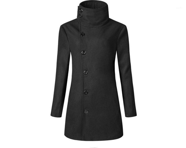 men's long section woolen jacket wool blends trench coat europe united states fashion trend woolen coat jacket -10601, Black
men's long section woolen jacket wool blends trench coat europe united states fashion trend woolen coat jacket -10601, Black