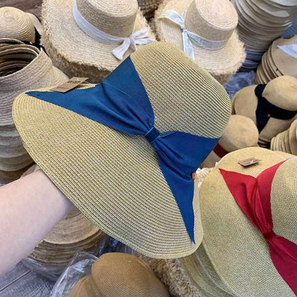 spring korean elegant temperament and big bow satin decorative straw hat women's summer travel sunscreen, Blue;gray
spring korean elegant temperament and big bow satin decorative straw hat women's summer travel sunscreen, Blue;gray