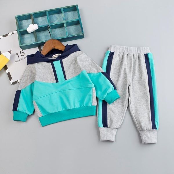 kid boy clothes set for girl casual sportswear fashion patchwork baby boy t shirt + pants 1 2 3 4y y200325, White
kid boy clothes set for girl casual sportswear fashion patchwork baby boy t shirt + pants 1 2 3 4y y200325, White