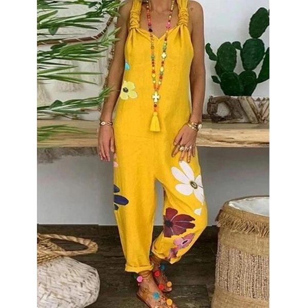 shujin plus size fashion women sleeveless bib overall backless floral print loose jumpsuit dungarees fashion playsuits bodysuit, Black;white
shujin plus size fashion women sleeveless bib overall backless floral print loose jumpsuit dungarees fashion playsuits bodysuit, Black;white