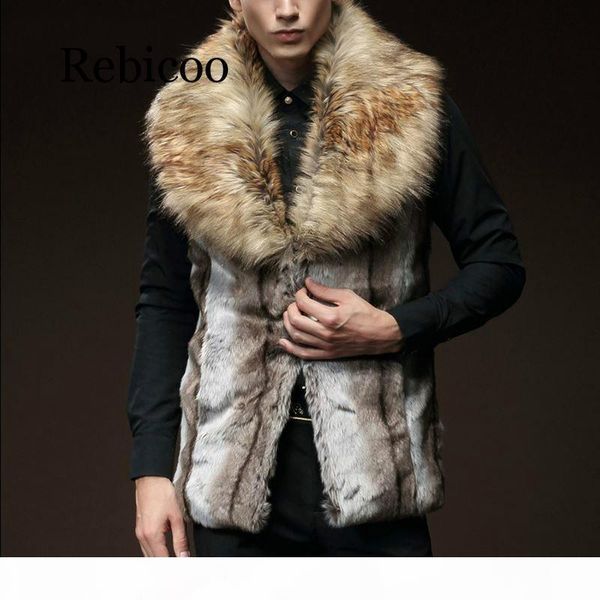 2019 fashion winter jacket men fur vest new thick fur coat hoodie men sleeveless faux collar outerwear clothing coat vests, Black;white
2019 fashion winter jacket men fur vest new thick fur coat hoodie men sleeveless faux collar outerwear clothing coat vests, Black;white