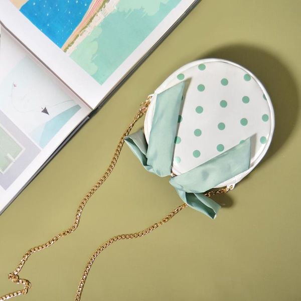 angelatracy 2020 new arrival dot bow fashion circular summer fresh chain all match women bag pu crossbody zipper messenger bag
angelatracy 2020 new arrival dot bow fashion circular summer fresh chain all match women bag pu crossbody zipper messenger bag