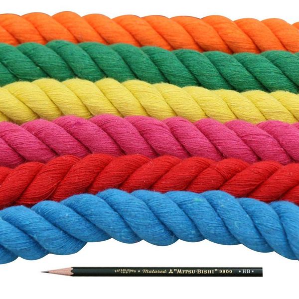 yarn 2meters/5meters colorful cotton rope 20mm thick woven cord high strength outdoor camping swing diy accessories 14 colors, Black;white
yarn 2meters/5meters colorful cotton rope 20mm thick woven cord high strength outdoor camping swing diy accessories 14 colors, Black;white