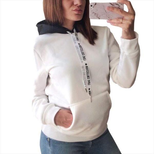 lanshanque casual sportswear women 2020 solid m 3xl plus size sweatshirts harajuku fall kpop sweet hooded white hoodies, Black
lanshanque casual sportswear women 2020 solid m 3xl plus size sweatshirts harajuku fall kpop sweet hooded white hoodies, Black