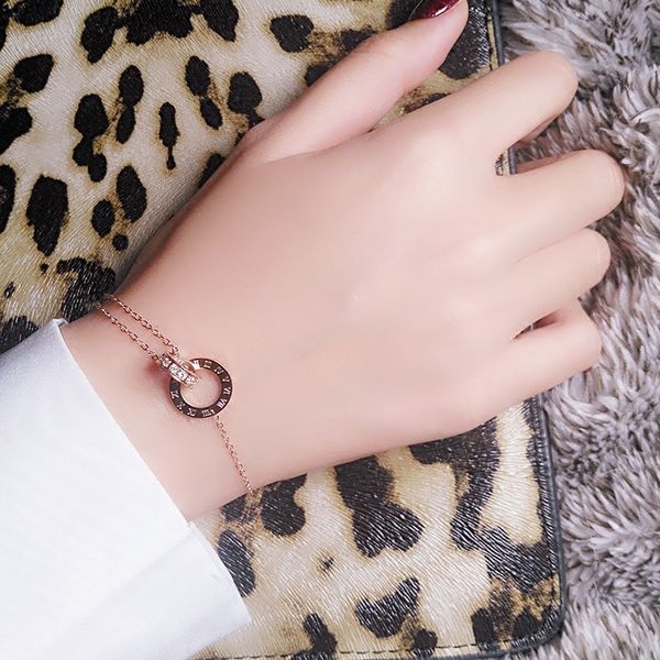 korean style fashion double-ring personalized all-match titanium steel bracelet women's jewelry, Golden;silver
korean style fashion double-ring personalized all-match titanium steel bracelet women's jewelry, Golden;silver