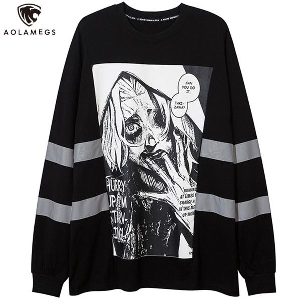 Aolamegs Sweatshirt Hoodie men's animation Gothic horror sweater devil top long sve Street casual clothing hip hop style, Black
Aolamegs Sweatshirt Hoodie men's animation Gothic horror sweater devil top long sve Street casual clothing hip hop style, Black