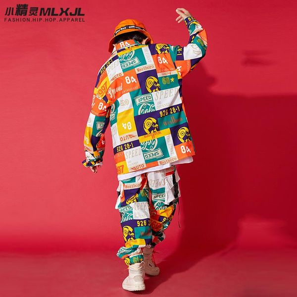 stage wear children graffiti hip-hop suit jazz dance costumes for girls boys hip hop ballroom performance clothing, Black;red
stage wear children graffiti hip-hop suit jazz dance costumes for girls boys hip hop ballroom performance clothing, Black;red