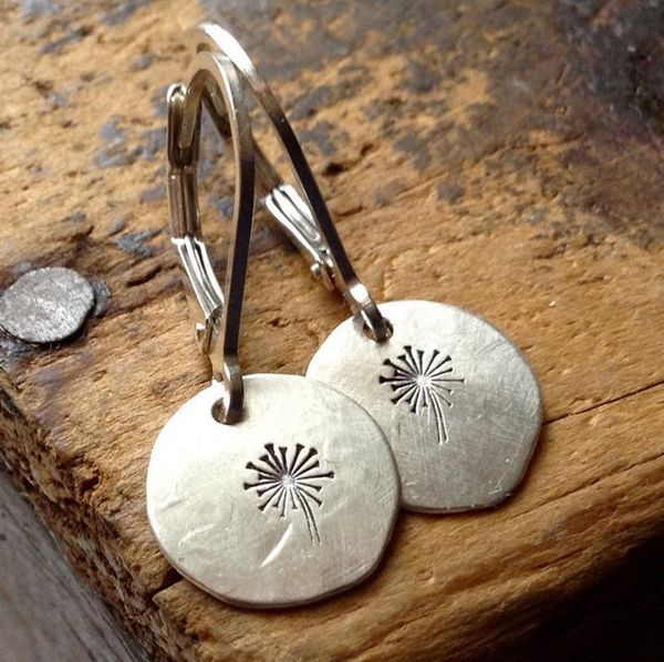 s1889 fashion jewelry vintage dandelion earrings ladies personalized dangle earrings, Silver
s1889 fashion jewelry vintage dandelion earrings ladies personalized dangle earrings, Silver