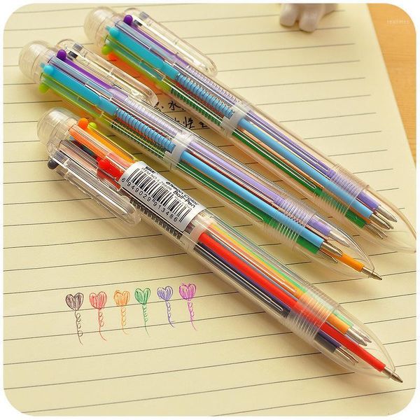 3pcs 6in1 ballpoint pen multi color ball pen korean stationary marking pens office school supplies1, Blue;orange
3pcs 6in1 ballpoint pen multi color ball pen korean stationary marking pens office school supplies1, Blue;orange