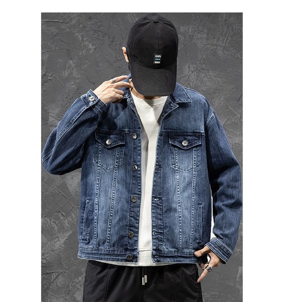 autumn jeans men's brand loose korean jacket versatile street work clothes fashion, Black;brown
autumn jeans men's brand loose korean jacket versatile street work clothes fashion, Black;brown
